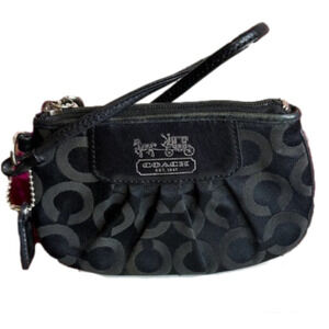 COACH Signature Wristlet